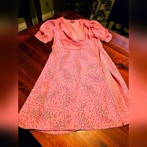 Kate Spade‎ Pink Floral Wrap Dress